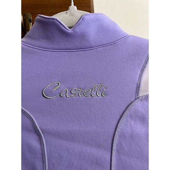 Castelli Performance Cycling Purple Jacket Big Graphic Logo Full Zip small - Picture 5 of 11